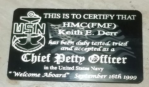 CPO Membership Card Metal
