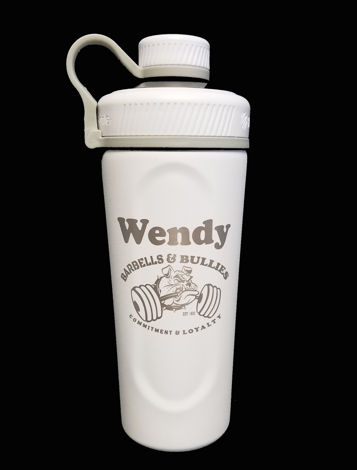 Barbells and Bullies 26oz Stainless Steel Blender Bottle