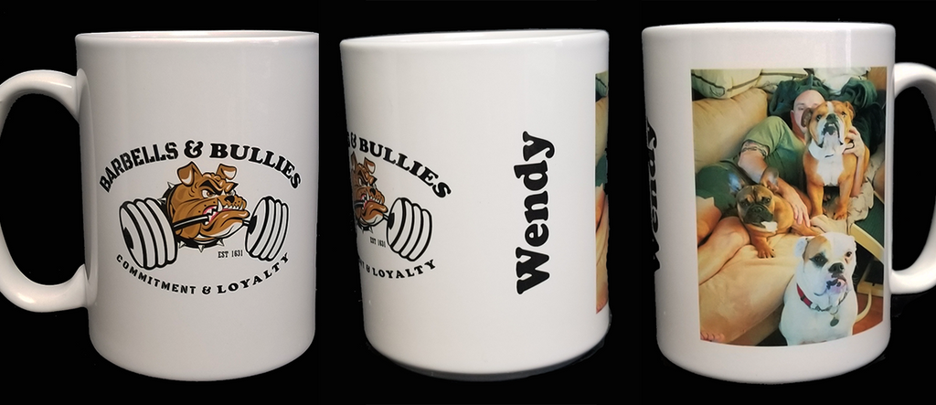 Barbells and Bullies 15oz Ceramic Coffee Mug