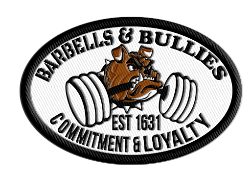 Barbells and Bullies Stickers and Patch