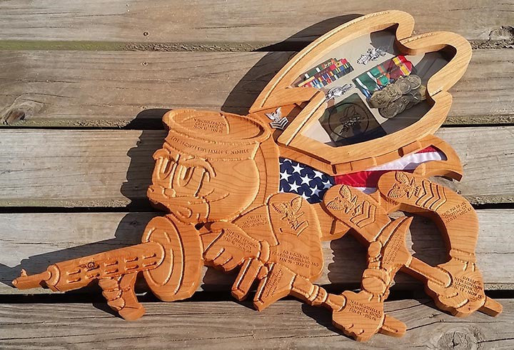 SeaBee Shadow Box