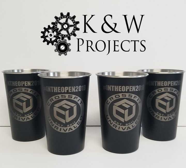 16OZ LASERABLE PINT GLASS (Stainless Steel)