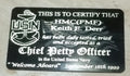 CPO Membership Card Metal