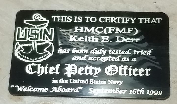 CPO Membership Card Metal