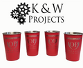 16OZ LASERABLE PINT GLASS (Stainless Steel)