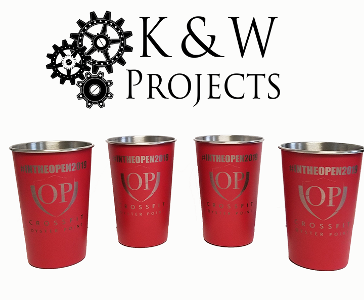 16OZ LASERABLE PINT GLASS (Stainless Steel)