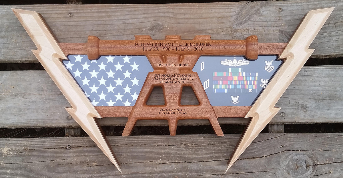 Fire Controlman FC Shadow Box