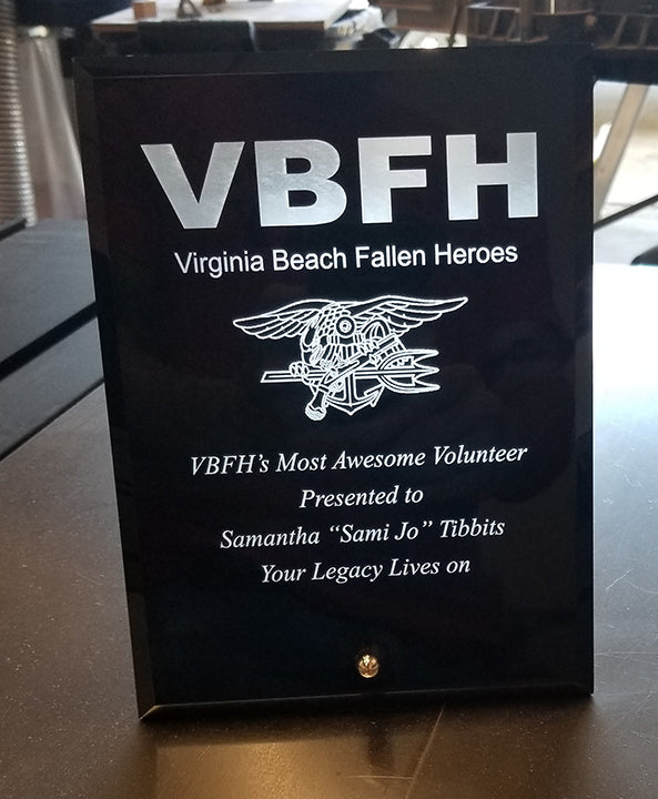 Beveled Edge Glass or Wooden Plaque 4inches X 6inches