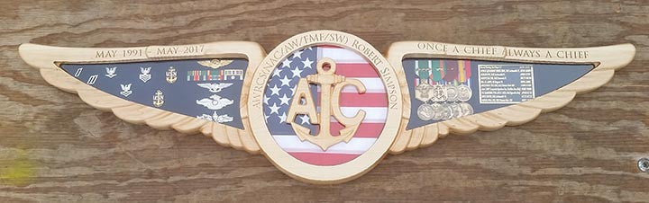 Navy Aircrew Wings NAC Shadow Box