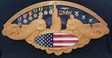 Submarine Warfare Insignia (SS)  Shadow Box