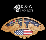 Submarine Warfare Insignia (SS)  Shadow Box