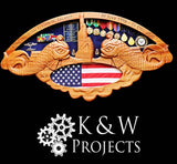 Submarine Warfare Insignia (SS)  Shadow Box