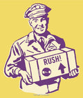 Shipping Label small flat rate