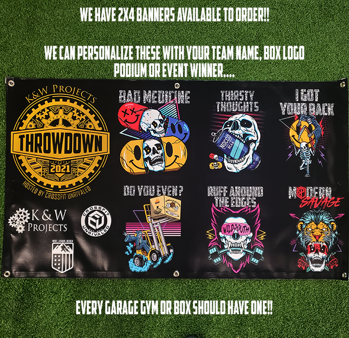 Throwdown 2x4 Banner